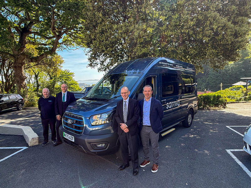 Sarnia Hotels takes delivery of new electric bus as part of wider sustainability initiatives